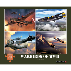 Willow Creek Press 1,000-Piece Puzzle, 26-5/8" x 19-1/4", Warbirds Of WWII