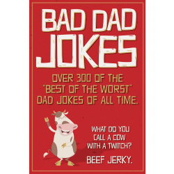 Willow Creek Press Softcover Gift Book, Bad Dad Jokes
