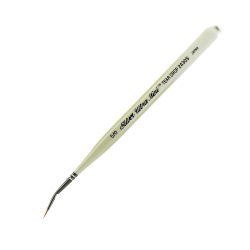Silver Brush Ultra Mini Series Paint Brush, Size 5, Tear Drop, Taklon Filament, Pearl White