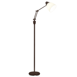 OttLite® Webster LED Floor Lamp, 61"H, Brown
