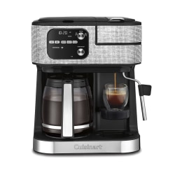 Cuisinart Barista Bar 12-Cup 4-in-1 Coffee Maker, Chrome/Black