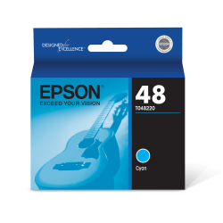 Epson® T0482 Cyan Ink Cartridge, T048220