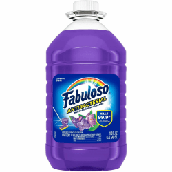 Fabuloso Complete Antibacterial Cleaner - 169 fl oz (5.3 quart) - Lavender ScentBottle - 1 Each - Antibacterial, Rinse-free, Residue-free, Long Lasting - Purple