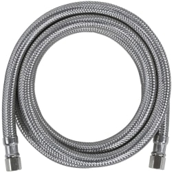 Certified Appliance Accessories Braided Stainless Steel Ice Maker Connector - 72" - Silver, Stainless Steel - IM72SS