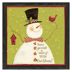 Timeless Frames® Holiday Framed Art, 11-1/2" x 11-1/2", Snowman Have Yourself
