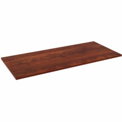 Lorell Multipurpose Tabletop - 30" Width x 66" Depth x 1" Thickness - Band Edge - Cherry, Laminate Table Top - For Conference Table, Office - 1 Each