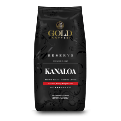 Gold Coffee Company Ground Kanaloa Blend, 12 Oz, Total Qty 1