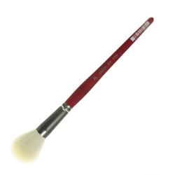 Silver Brush Mop Paint Brush, Size 20, Round Bristle, Goat Hair, Dark Red