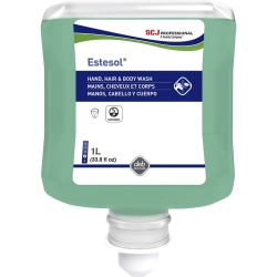 SC Johnson Estesol Hand, Hair & Body Cleaner - Rainforest Scent - 1.06 quart - Dirt Remover, Grime Remover, Soil Remover, Grease Remover - HAB1L
