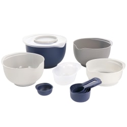 Oster All In One 12-Piece Plastic Baking Tool Set, Blue