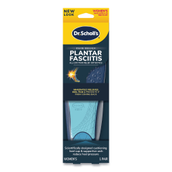 Dr. Scholl's® Plantar&nbsp;Fasciitis&nbsp;All Day Pain Relief Orthotics for Women, Women Size 6 to 10, Blue