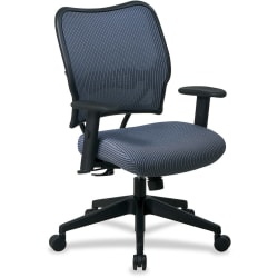 Office Star™ Deluxe Task Chair With VeraFlex™ Seat And Back, Blue Mist/Black
