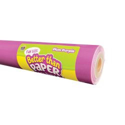 Teacher Created Resources Fun-Size Better Than Paper Bulletin Board Rolls, 18" x 12', Plum Purple, Pack Of 3 Rolls