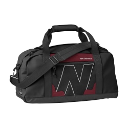New Balance Legacy Duffel Bag, 9-5/8"H x 19-5/16"W x 9-1/8"D, Black/Red