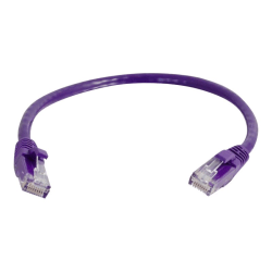 C2G Cat5e Snagless Unshielded (UTP) Network Patch Cable - Patch cable - RJ-45 (M) to RJ-45 (M) - 20 ft - UTP - CAT 5e - molded, snagless, stranded - purple