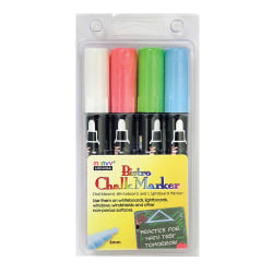 Marvy Uchida® Bistro Chalk Markers Broad Tip, 4 Per Set, 2 Sets