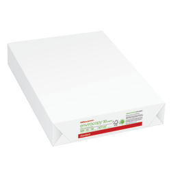 Office Depot® Brand EnviroCopy® Copy Paper, Letter Size (8 1/2" x 11"), 20 Lb, 30% Recycled, FSC® Certified, White, Ream Of 500 Sheets