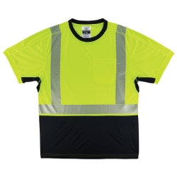 Ergodyne GloWear 8283BK Lightweight Performance Hi-Vis T-Shirt, 4X, Lime