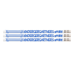 Musgrave Pencil Co. Inc. Motivational Pencils, Kindergartners Are #1, 12 Pencils Per Pack, Set Of 12 Packs