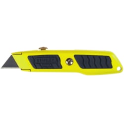Stanley® Dynagrip Retractable Utility Knife, 6", Yellow
