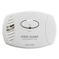 First Alert® Battery-Operated Carbon Monoxide Alarm, White, CO3-B01-T