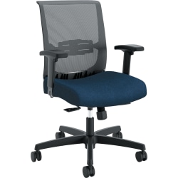 HON® Convergence Mesh Mid-Back Task Chair, Navy/Black