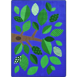 Joy Carpets® Kids' Essentials Rectangle Area Rug, Shady Grove™, 5-1/3' x 7-33/50', Multicolor