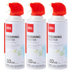 Office Depot® Brand Cleaning Duster, 10 Oz, Pack of 3 Cans