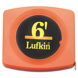Lufkin Pee Wee Pocket Measuring Tape, SAE, 6' x 1/4" Blade