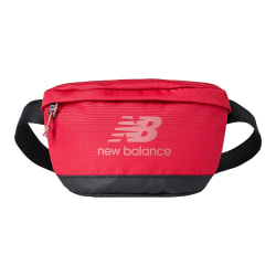 New Balance Athletics Waist Bag, 6-3/4"H x 10-7/16"W x 2-13/16"D, Red