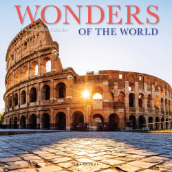 2026 Graphique Travel Monthly Wall Calendar, 12" x 12", Wonders of the World, January To December, CY65326
