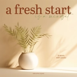 2026 Graphique Inspirational Monthly Wall Calendar, A Fresh Start, 12" x 12", January To December, CY34726