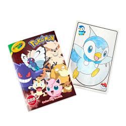 Embark on a Pokémon adventure with the Crayola Pokémon Coloring Book! 288 pages of fun, 2 sticker sheets, and beloved Pokémon characters. Learn more!
