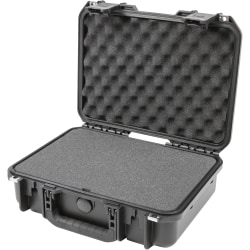 SKB Cases iSeries Protective Case With Foam And Wheels, 15" x 10" x 4", Black