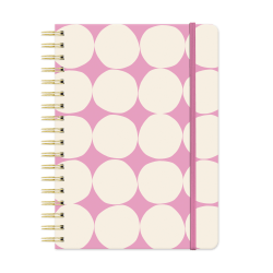 Orange Circle Studio Undated Tri-Tab Planner, 9-11/16" x 7-1/2", Darling Dots, UTP05