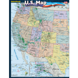 QuickStudy Guide, U.S. Map