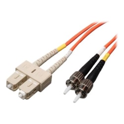 Eaton Tripp Lite Series Duplex Multimode 62.5/125 Fiber Patch Cable (SC/ST), 2.4M (8 ft.) - Patch cable - SC multi-mode (M) to ST multi-mode (M) - 2.4 m - fiber optic - duplex - 62.5 / 125 micron - orange