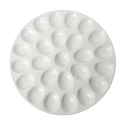 Our Table Egg Serving Platter, 13", White
