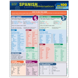 QuickStudy Guide, Spanish Conversation Quizzer