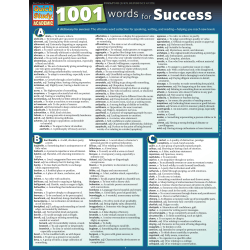 QuickStudy Guide, 1,001 Words for Success