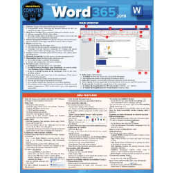 QuickStudy Guide, Microsoft Word 365 2019