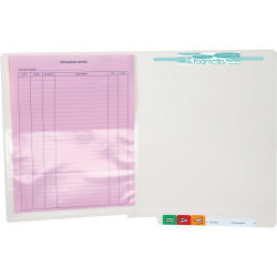 Tabbies Self-Adhesive Poly Pockets, 7" x 4 3/4", Box Of 100