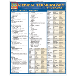 QuickStudy Guide, Medical Terminology: The Basics