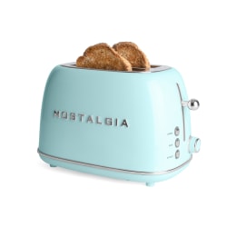 Nostalgia Classic Retro 2-Slice Toaster, Aqua, Total Qty 1