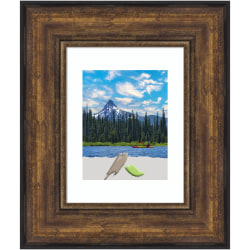 Amanti Art Ballroom Picture Frame, 19" x 22", Opening Size 11" x 14" (Matted To 8" x 10"), Bronze