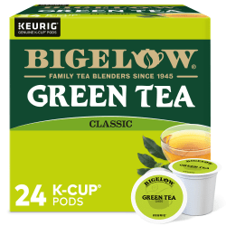 Bigelow® Single-Serve K-Cup® Pods, Green Tea, Box Of 24