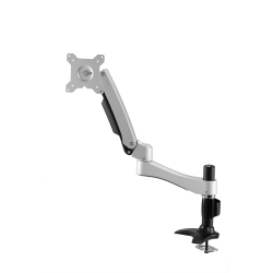 Amer Mounts Articulating Single Monitor Arm For 15"-26" LCD/LED Flat Panel Screens, Supports Up To 22 lb Monitors