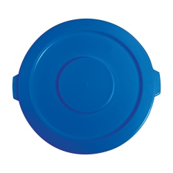 Rubbermaid Brute 2631 - Waste basket lid - round - high-density polyethylene (HDPE) - blue - for P/N: FG263206 BLUE