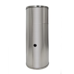 Hospeco Floor Wet Wipe Dispenser With Wastebasket, 17"H x 17"W x 38"D, Silver