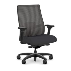 HON Ignition 2.0 Ergonomic Mid-Back Mesh Big & Tall Office Task Chair, Black